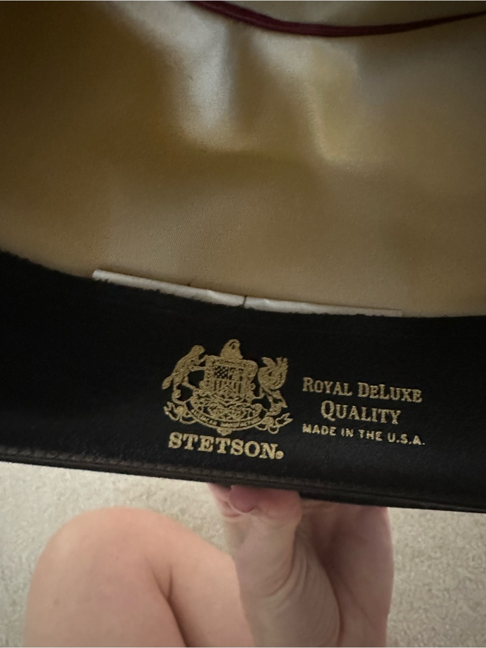 Stetson Tri City Hat Black Size 7 1/8 - Picture 8 of 10